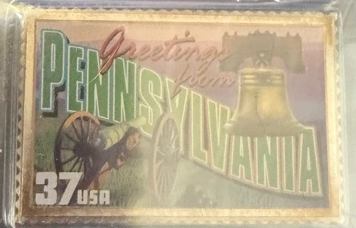 USPS 2006 Post Stamp Pennsylvania  .999 Fine Silver American .761 Troy oz.