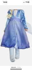 Disney Store Frozen 2 Elsa Travel Costume Dress Set Girls Size 5/6 Halloween