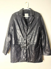 Abercrombie & Fitch Black Collared Button Jac...