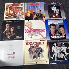 Laserdiscs Lot of 9 Movies see photos for titles LD