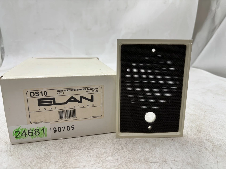 Elan DS10 Door Speaker Faceplate Ivory Intercom Home Audio System - Image 2 of 3
