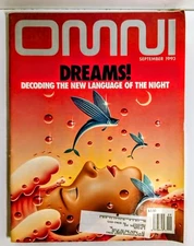 Vintage Omni Magazine Sept 1993 Dreams! Decoding Language of the Night Exc Cond