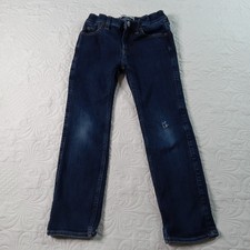 Abercrombie Kids Girls Denim Jeans 7/8 Skinny Blue Distressed EUC