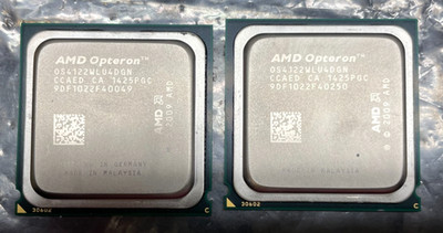 Lot of 2 AMD Opteron-4122 OS4122WLU4DGN 4 Core 2.2 GHz 6 MB Quad core Processor