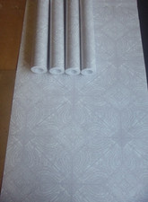 Job Lot - 4 x FULL ROLLS  - Matt Pale Grey Wallpaper - Holden Decor - 90853