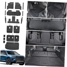 Chevy Traverse/GMC Acadia Floor Mats with 2nd Row Backrest Mats 2024-2026