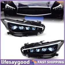 Gruppo Faro Per Infiniti Q50 14-19 LED DRL Segnale Di Girata Sostituire Sinistro Destro