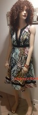 Suzi Chin For Maggy Boutique Fit  Flare Sleeveless Dress Size 6 NWT L1047