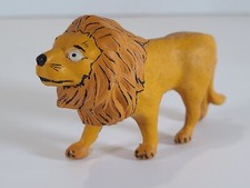 Vintage Antique Celluloid Lion Cat Animal Toy Plastic Figure Blow Mold Viscoloid