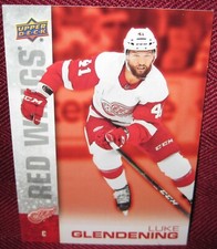 2019-20 UPPER DECK TIM HORTONS DETROIT RED WINGS BASE #17 LUKE GLENDENING