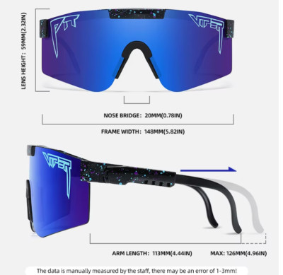 Sonnenbrille Radfahren Mountainbike MTB Einheitsgröße
