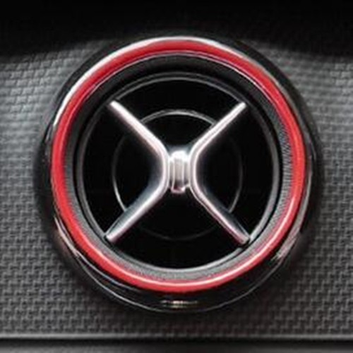 ABS Car Interior Air AC Vent Ring Cover Trim For Benz A B GLA CLA W176 W246 14+ - Picture 3 of 9