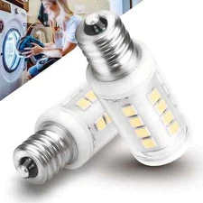 WE05X20431 Dryer Drum Led Light Bulb 3W 120V E12 Candelabra Base, 10W 25W 40W Re