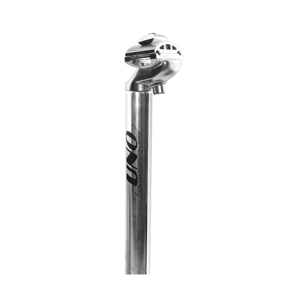 UNO L seatpost: 350 mm Ø26,6 Silver