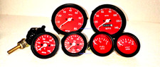 Smiths Replica 52mm-Kit-TempC Oil Fuel VoltGauge0-140MPH Speedo+0-80RPM 100mm RB