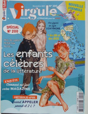 Virgule n°200 2021 | enfants célèbres dans la littérature | Peter Pan | Alice