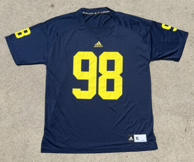 2013 Adidas University Of Michigan College Football Jersey #98 XL