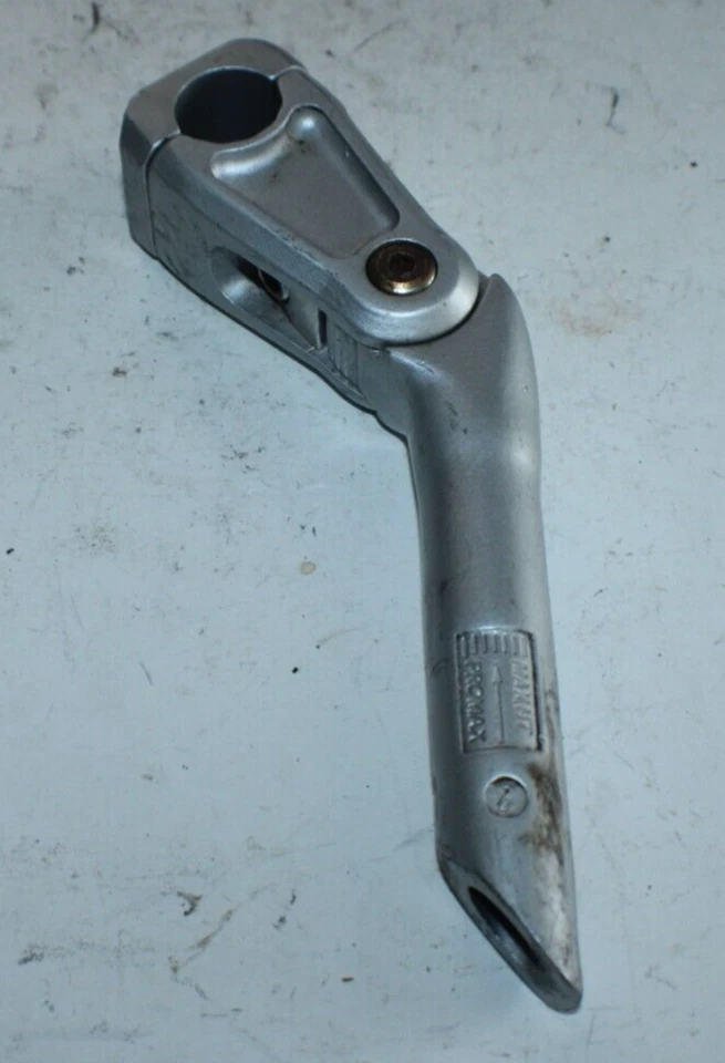 Promax 25.4mm Adjustable Quill Stem 80mm Comfort Hybrid Silver Fast USA Shipper! - Image 4 of 4