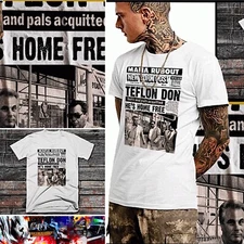 Gangster Gotti T-Shirt Mafia Mob Crime Boss Sicario Hitman Mobster Kingpin II