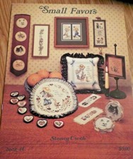 NEW Stoney Creek Cross Stitch Pattern Booklet "Small Favors" 44 with 32 Designs
