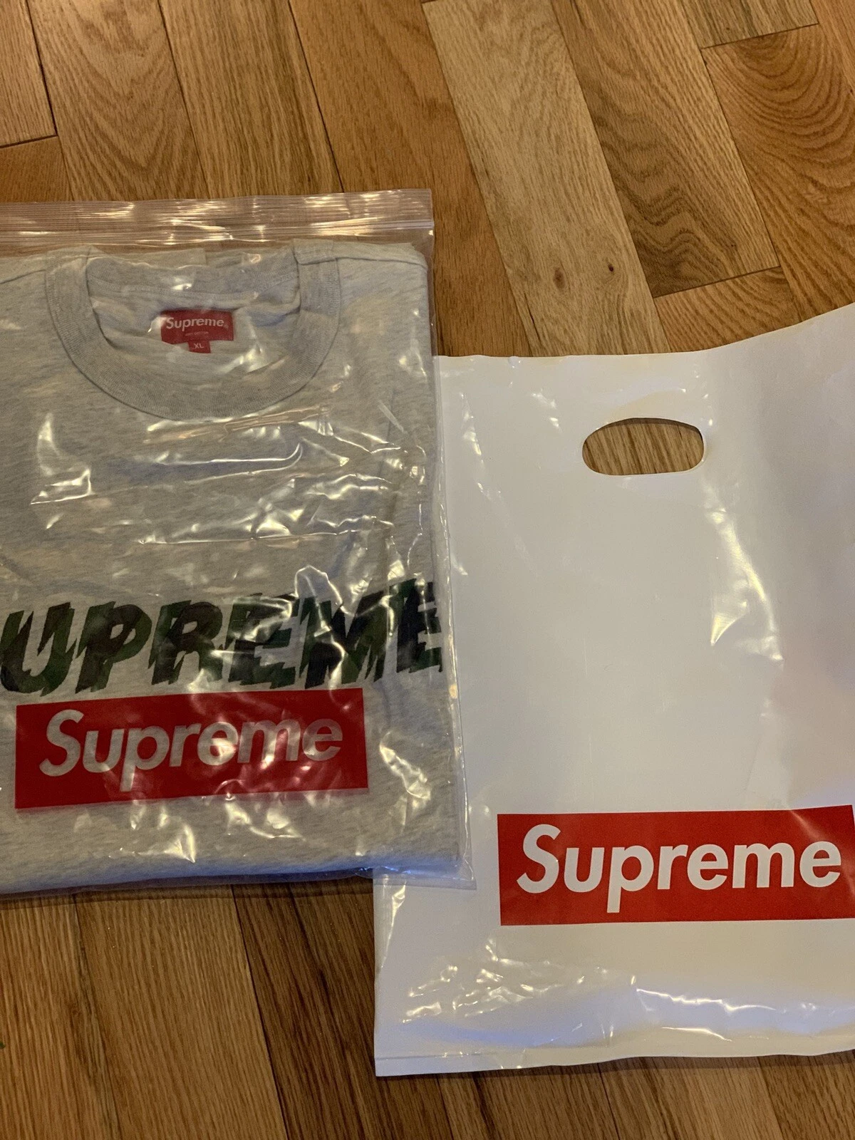 Tee shirt Supreme Shatter gris cendre XL