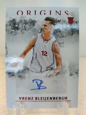 VRENZ BLEIJENBERGH /99 RED AUTO 2021-22 Panini Chronicles Draft Origins ROOKIE