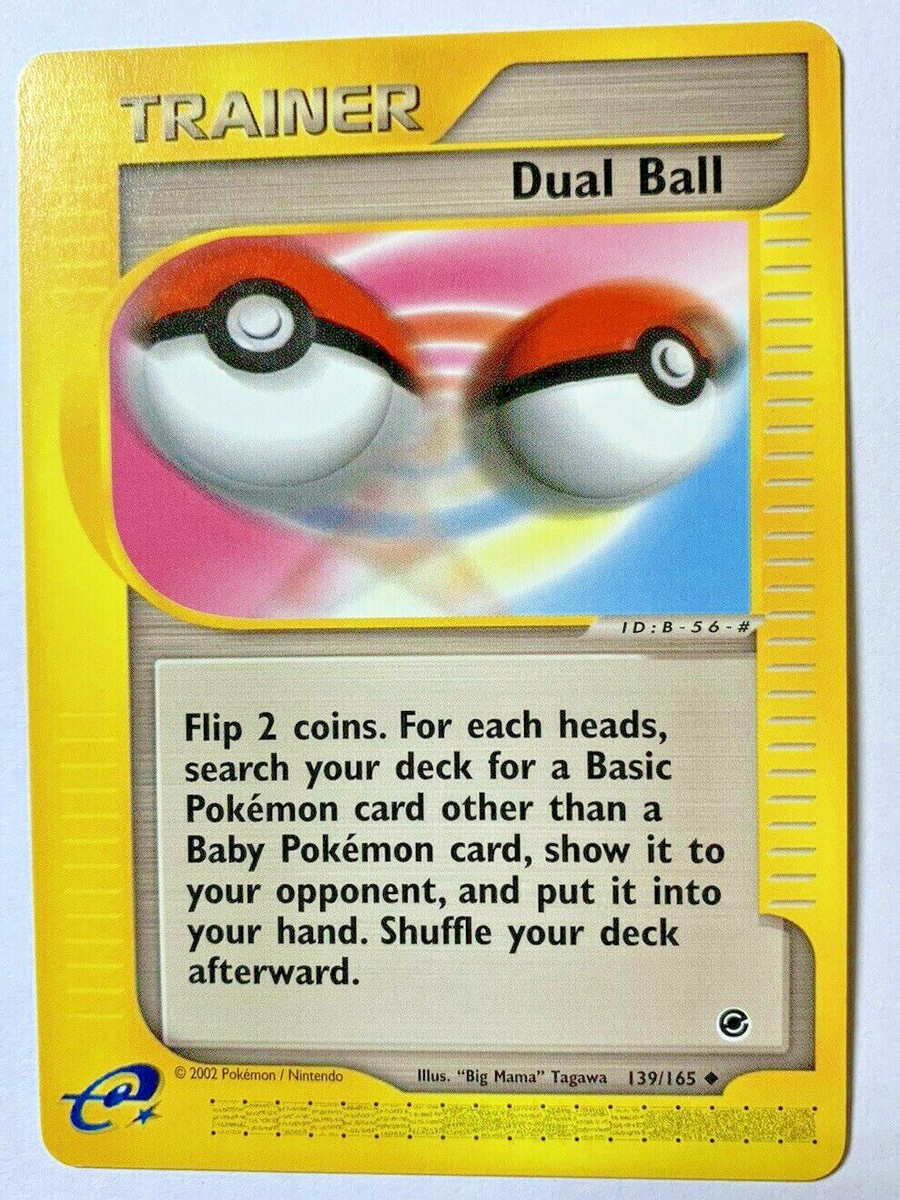 dual pokemon cards Rare Pokmon Dual Ball Trainer Card Pokemon