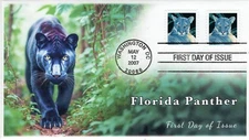 AO-4139-2, 2007, Florida Panther, Sheet Stamp, Add-on Cachet, FDC, SC 4139,