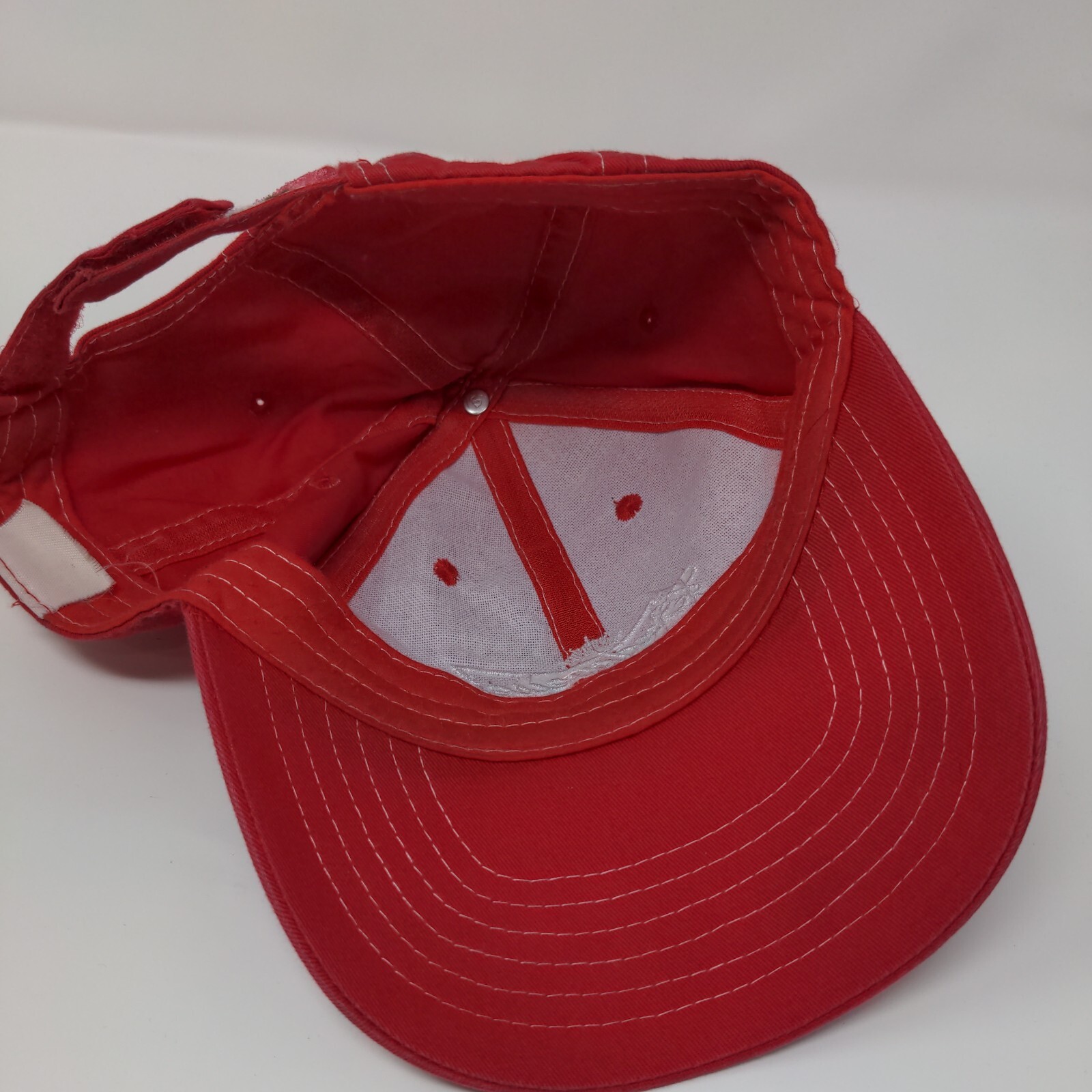 Budweiser Strapback Hat Red One Size Adjustable E… - image 8