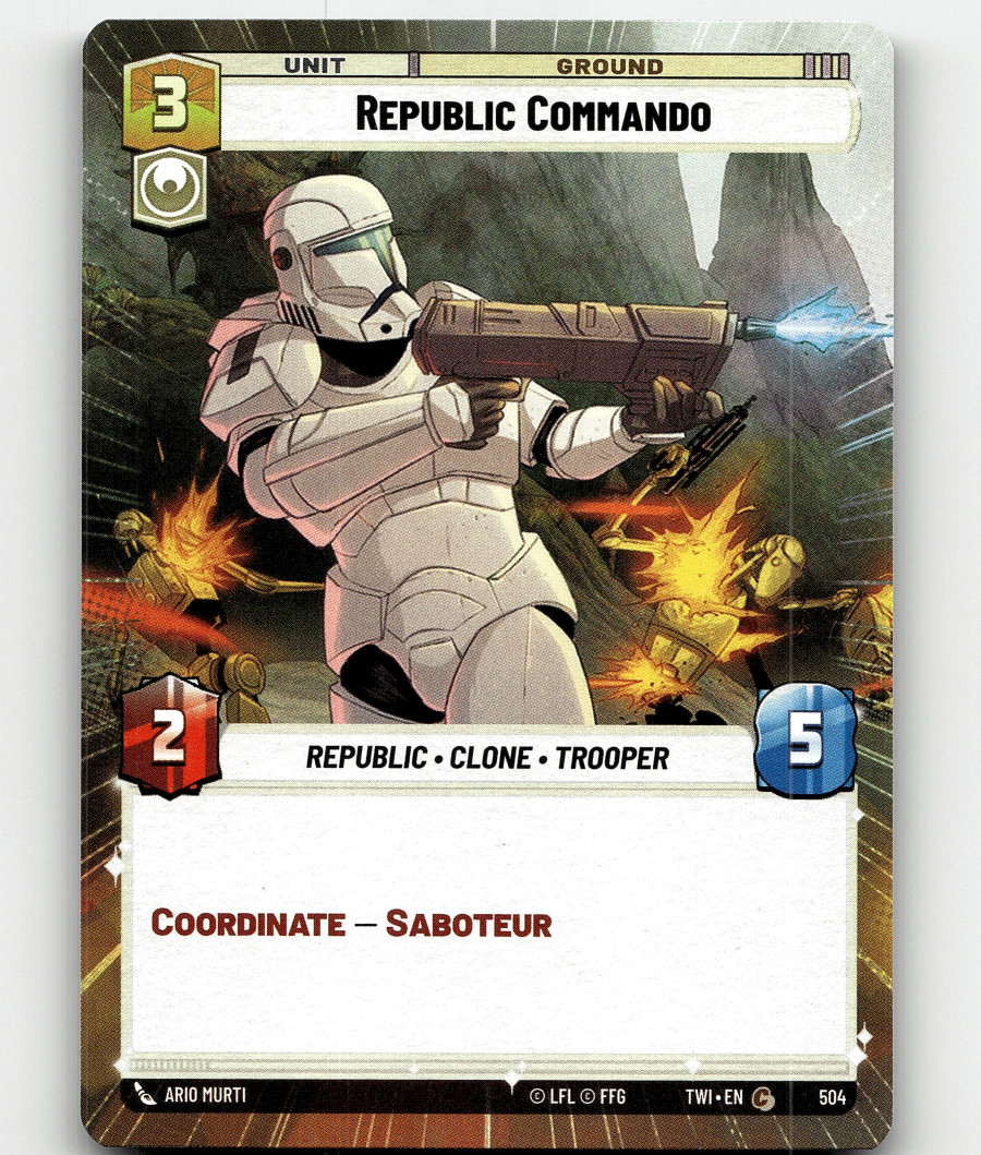 Star Wars: Unlimited Republic Commando (Hyperspace) - Twilight of the Republic