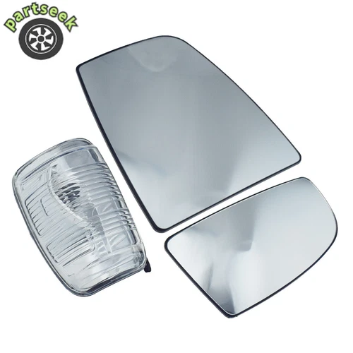 Right Upper Lower Mirror Glass & Indicator Lens for Ford Transit MK8 2015-2021