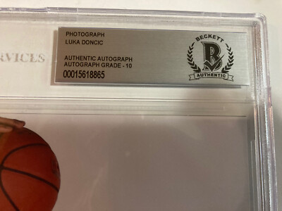 Photo Signée Luka Doncic 8x10 - Avec Certificat D'Authenticité (COA)
