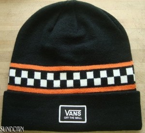 checkered vans beanie