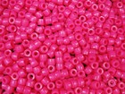 Pony Beads 500pc Opaque Pink 6x4mm DIY Jewellery Jewelry Bracelets 