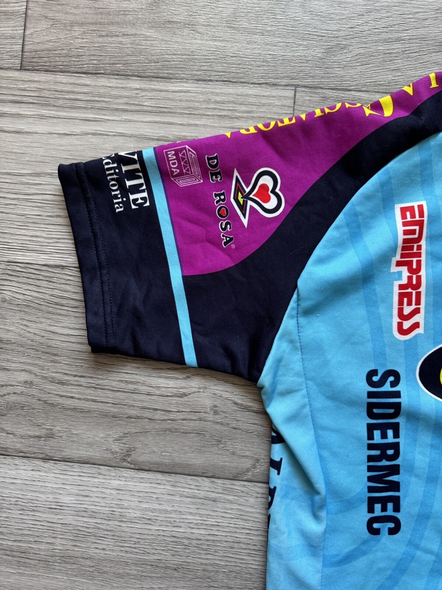 Maillot Cycliste Santini Mapei 2002 Taille S - Vintage En Excellent état