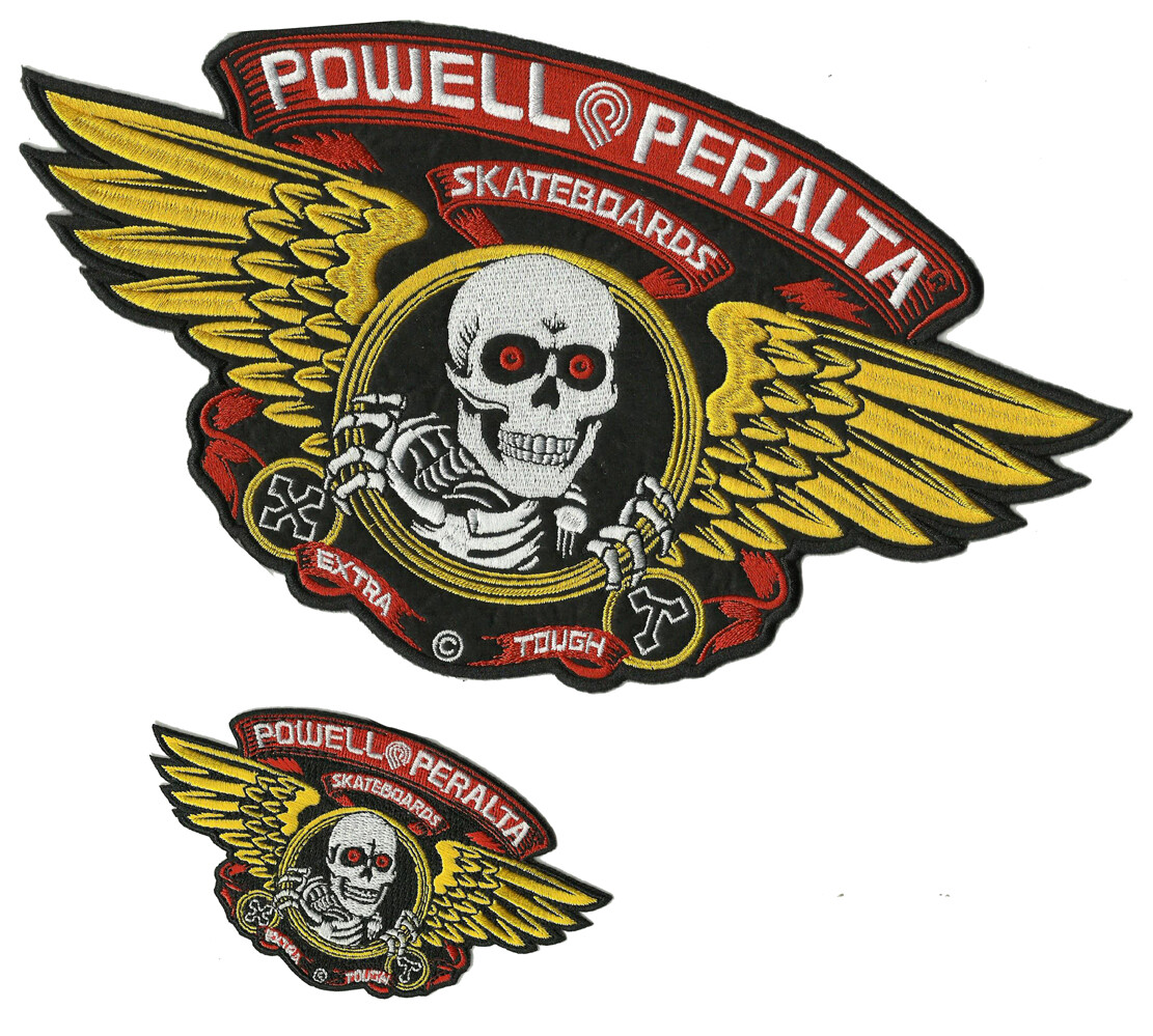 POWELL PERALTA / BONES - Sew / Iron on Skateboard Patch POWELL PERALTA / BONES - Sew / Iron on Skateboard Patch