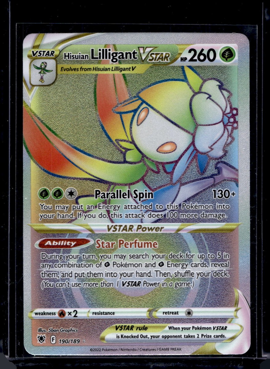 raratan♡ SWSH10: Astral Radiance #190/189 Hisuian Lilligant VSTAR (Secret