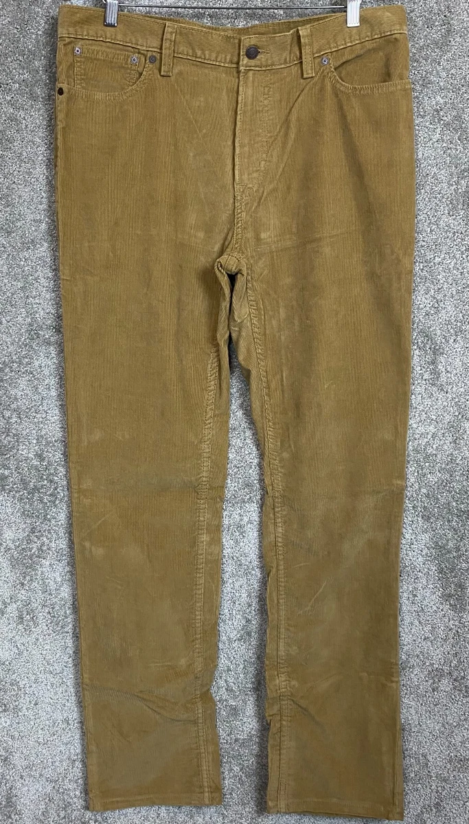 $65 New Lands' End Men's Straight Fit 5 Pocket Corduroy Pants