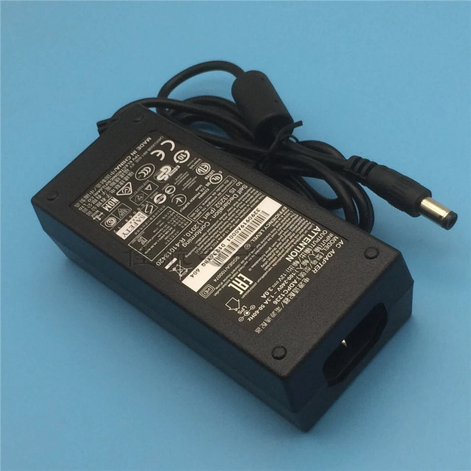 New Original AOC 12V 3A Adapter&Cord for AOC e2343Fs 230LM00006 ADPC1236 Monitor - Image 2 of 3