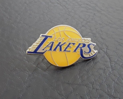 Los Angeles Lakers  Team Logo Pin NBA Basketball Badges