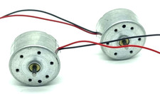 RF 300 CA MOTOR 12 Volt 8,000 rpm's CD DVD FAN TOYS ETC X2 NEW REPLACEMENT MOTOR