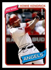 HOWIE KENDRICK ⚾ 2012 Topps Archives Baseball Card #145 LA Angels