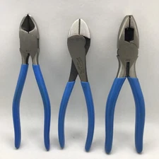 Vintage Lot of 3 Channellock No. 437, 337, 347 Pliers Made in USA MINT!