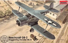 1/48 Beechcraft GB-2 Staggerwing Traveller Mk.II Roden 447 Plastic Model kit