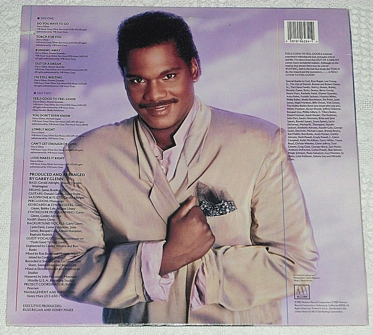 GARRY GLENN-Feels Good To Feel Good (1987) MOTOWN LP | eBay
