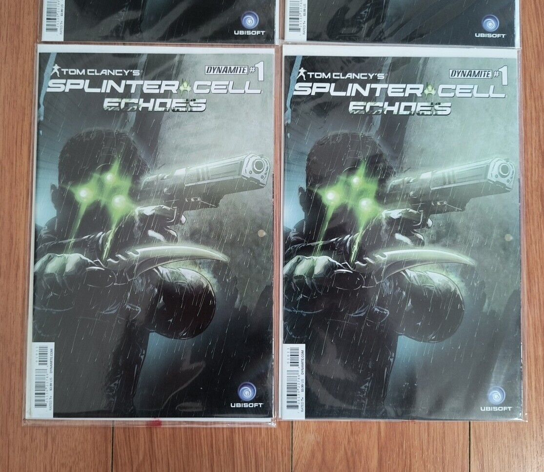 Tom Clancy's Splinter Cell Echoes Issue 1 Dynamite Comics Lot of 4 Comics