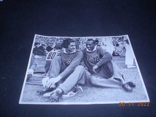 R! original 1936 Jesse Owens Olympiade Berlin mit Helen Stephens Sammelbild Card