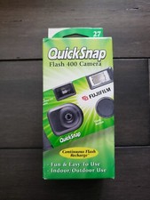 Fuji Film Disposable Camera Quick Snap Flash 27 Exposure 400 Speed Expired 6/08