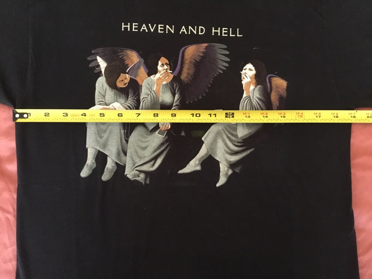 HEAVEN AND HELL 2007 CANADA/USA Tour Shirt BLACK SABBATH Dio HEAVEN AND HELL 2007 CANADA/USA Tour Shirt BLACK SABBATH Dio