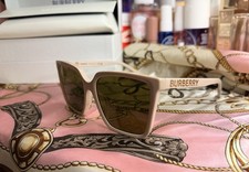 Burberry Beige Square Sunglasses